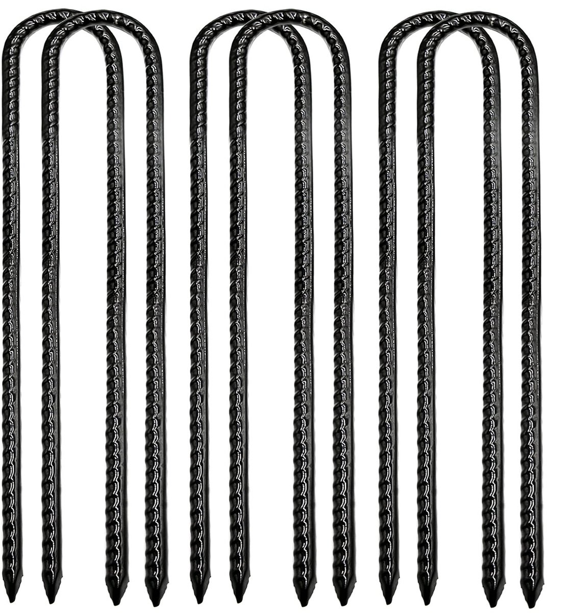 Omgoods - 6 Stuks Verzinkte Grondankers voor Tent en Tuin