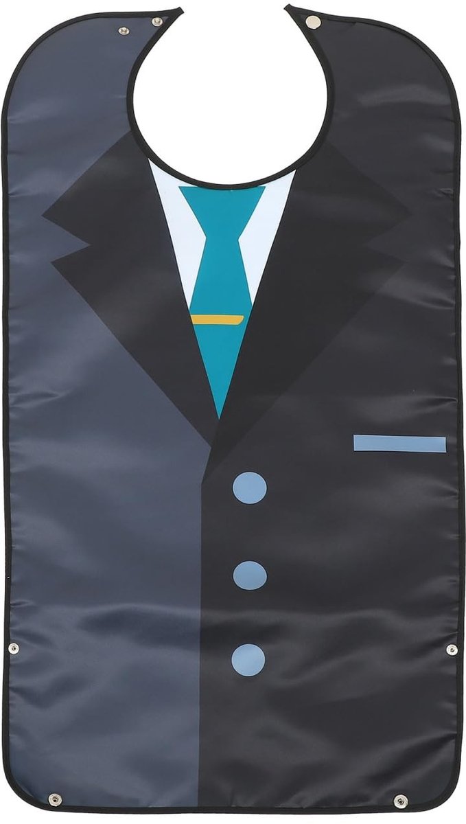 Omgoods- Slabbetje Waterdicht - Wasbaar - Volwassen - Kledingbescherming - Comfortabel - Polyester 86x46 cm - Schort