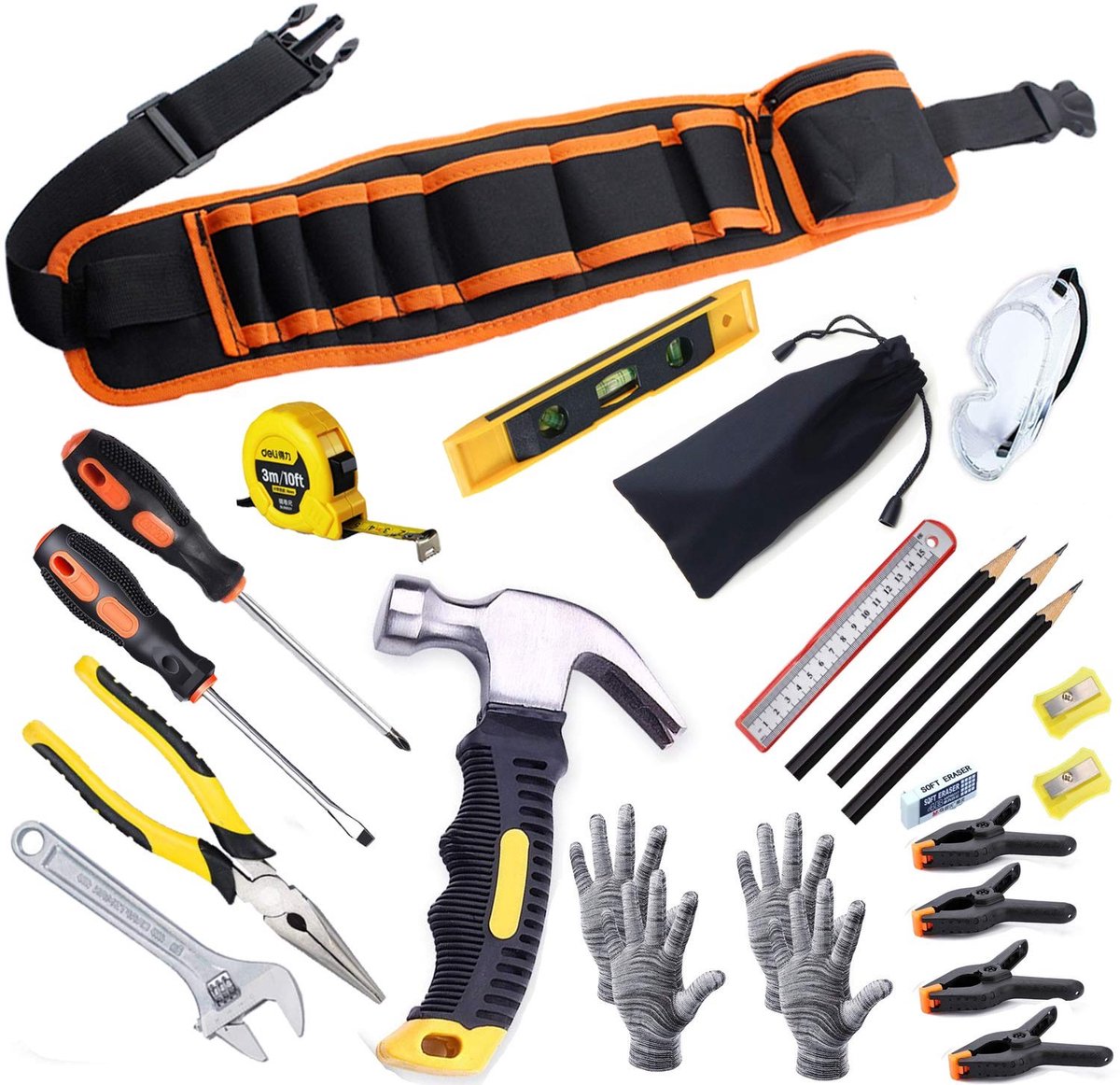 Omgoods - Real Tool Set voor Kinderen - 25-delige Gereedschapsset voor Jonge Bouwers