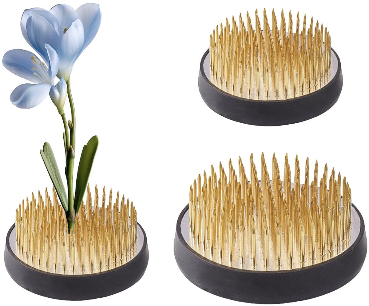 Omgoods - Set van 2 Ronde Bloemhouders voor Bloemschikken