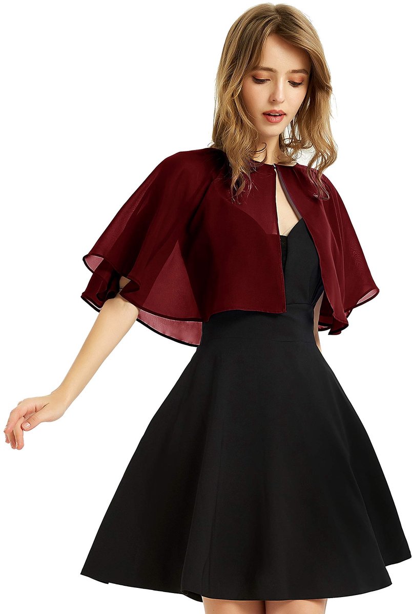 Omgoods - Elegante Chiffon Omslagdoek voor Dames voor Bruiloft en Avondjurk