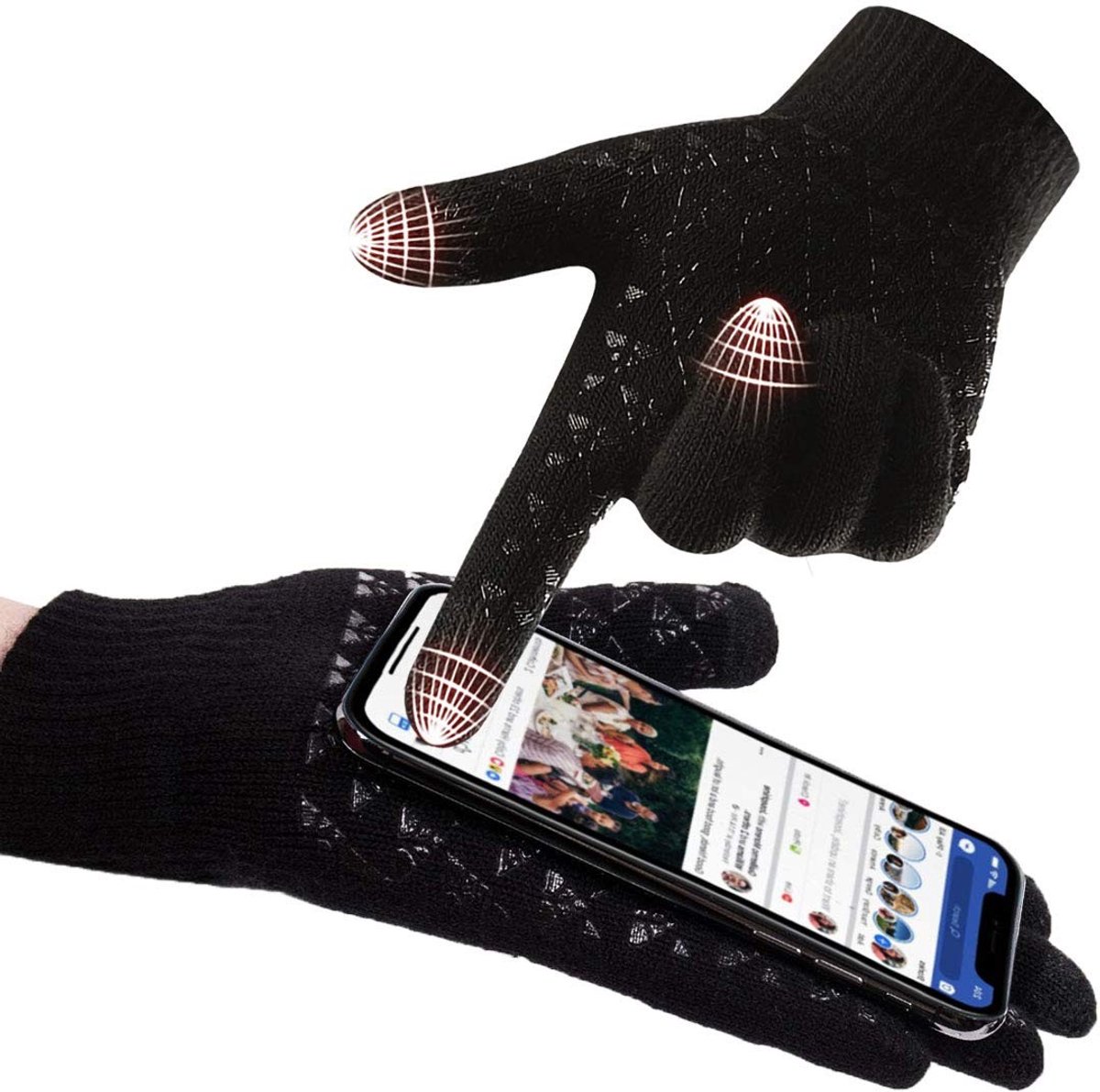 Omgoods - Winterhandschoenen voor Mannen en Vrouwen, Waterdicht en Warm