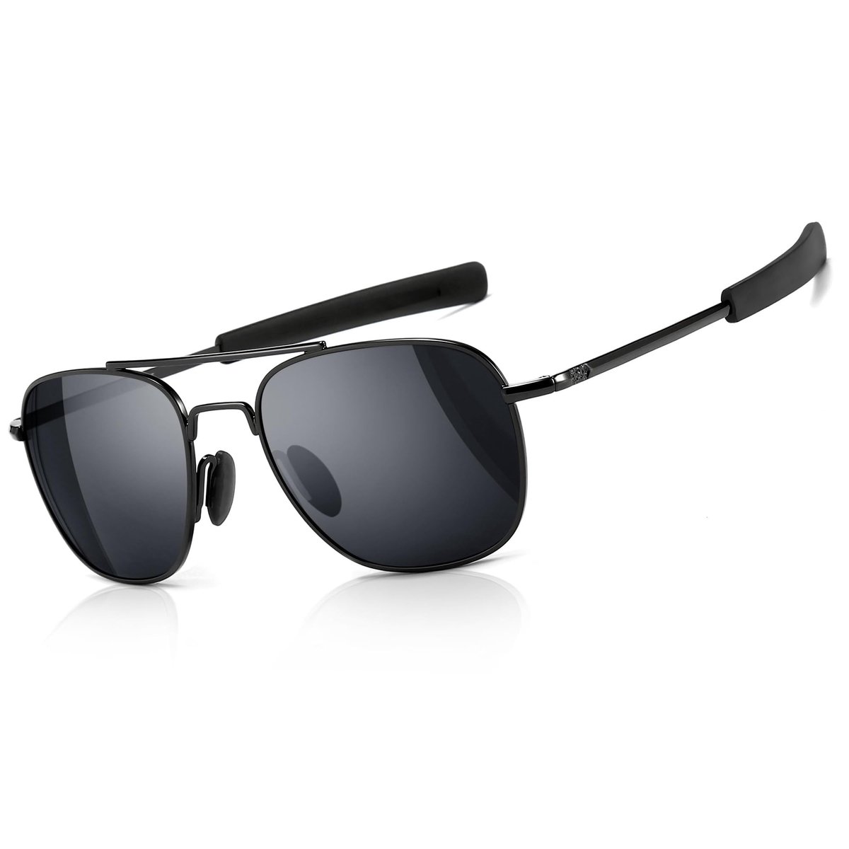 Omgoods - Polarized Zonnebril voor Mannen in Pilotenstijl