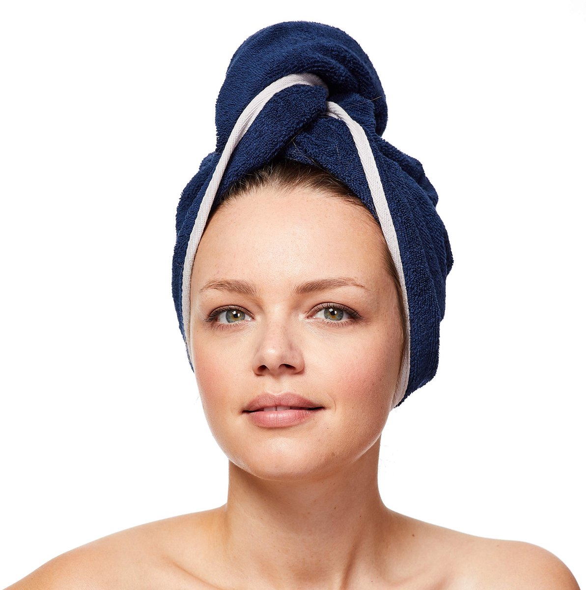 Omgoods - 100% Biologisch Katoenen Turban Handdoek met Knoop
