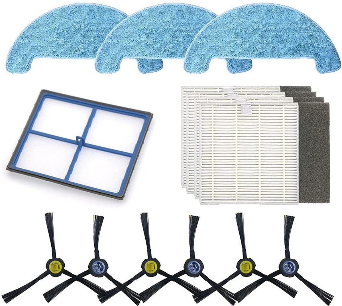 Omgoods - 14-delige Accessoireset voor AMIBOT Animal XL H2O Robotstofzuiger