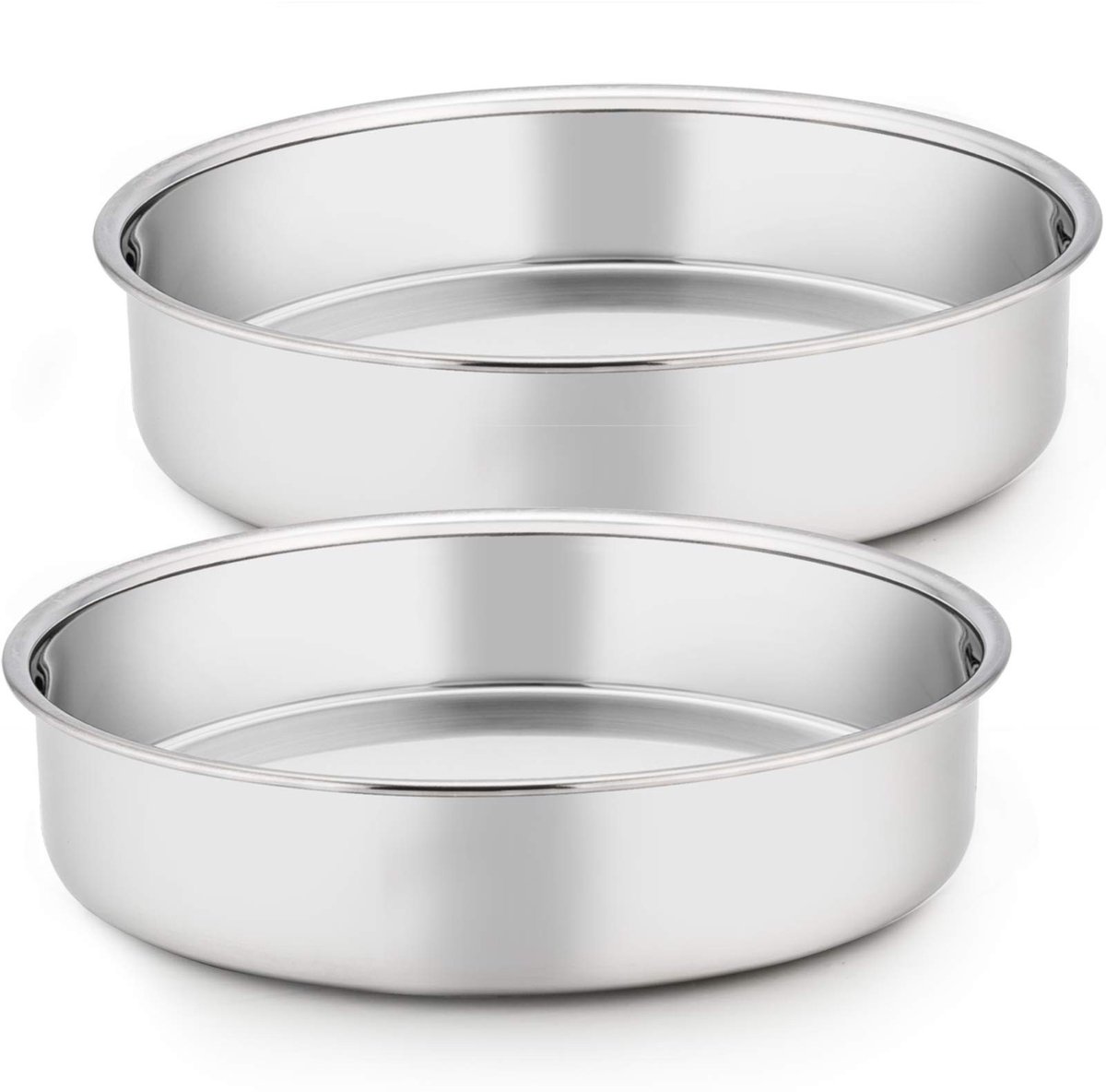 Omgoods - Ronde Bakvorm Set van 2 - Taartvormen 24 cm, Gezond en Duurzaam