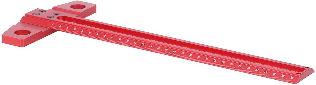 Omgoods- Liniaal T Type Aluminium - Markeringsmeter - Rechte Hoek - Houtbewerking - Glasbewerking - Hoogwaardige Kwaliteit - Meetlat
