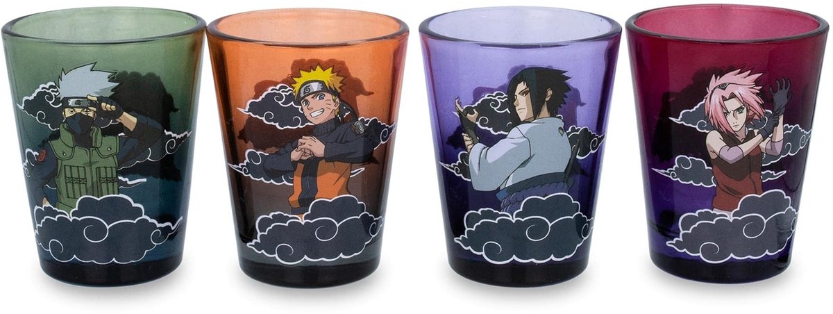Omgoods - Set van 4 Mini Shot Glazen voor Drankjes