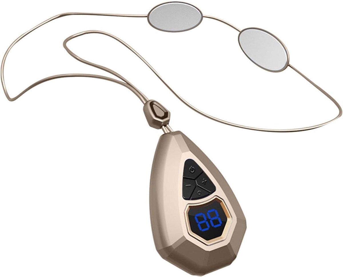 Nek Massager - Schouder Massageapparaat - Spierontspanning - Pulse Technologie - 15.5 x 15.5 x 4 cm - Wit