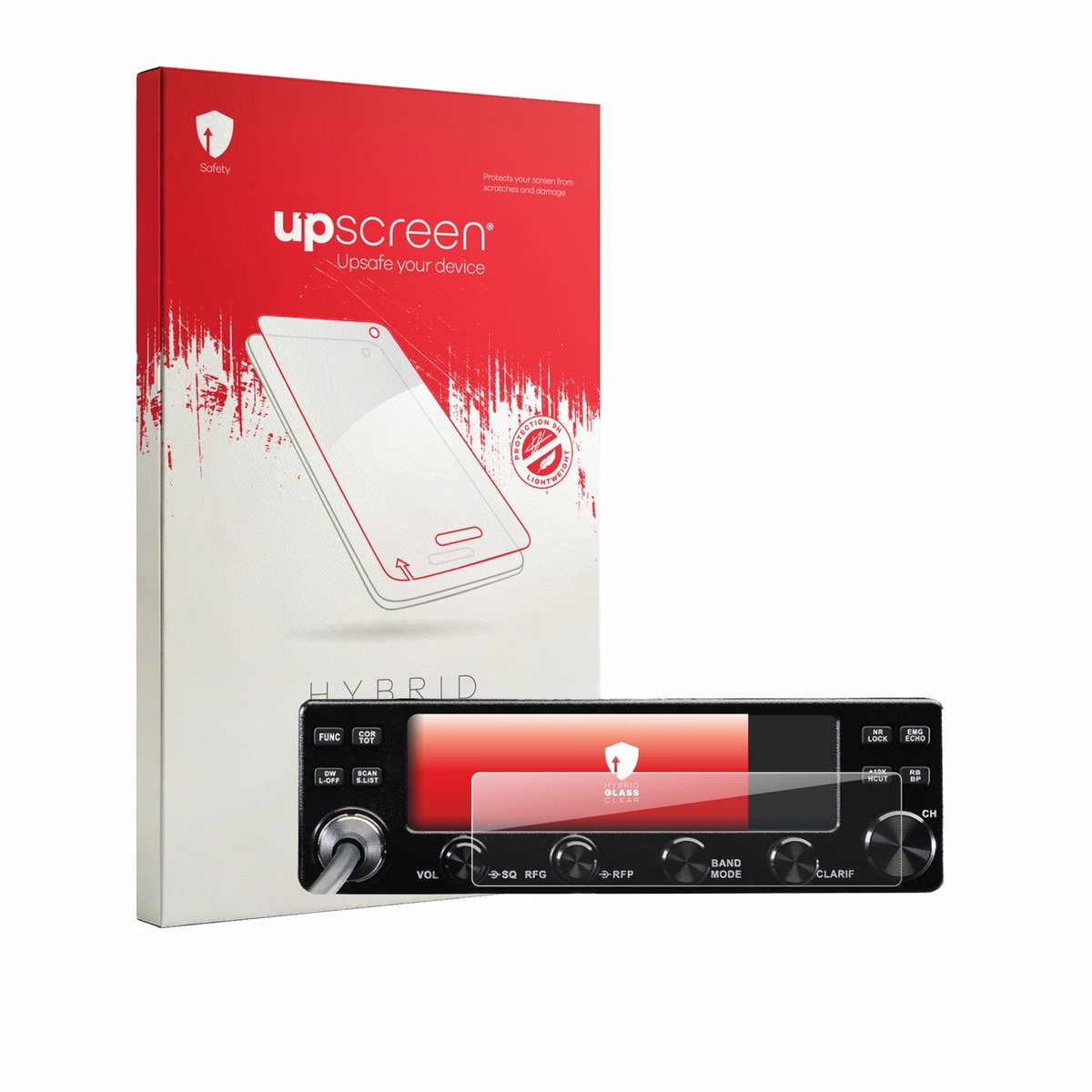 upscreen - Screenprotector voor Midland 8001 Pro - Folie Beschermfolie Beschermglas transparant