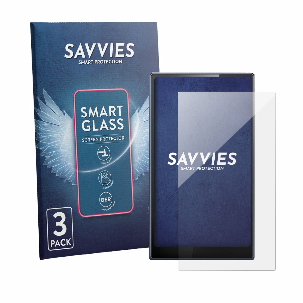 3 Stuks Savvies Screenprotector - geschikt voor FiiO M21 - beschermfolie glas transparant