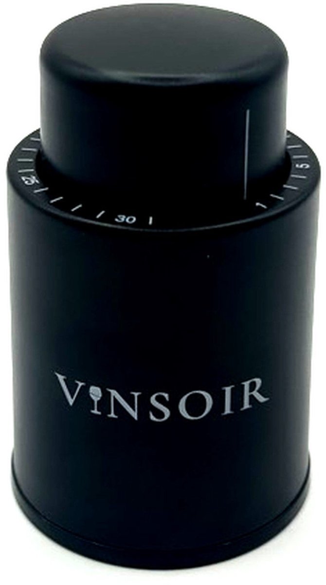 Vinsoir Wijnstopper Vacuüm - Wijnfles Afsluiter met Datumring - Wijndop voor Optimale Bewaring