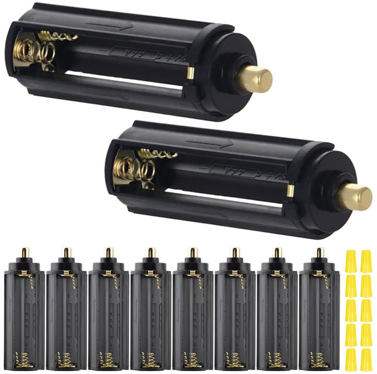 10-delige batterijhouder voor AAA-batterijen - Geschikt voor 3 x 1.5V AAA, ideaal voor RC-toepassingen, batterijbox adapter en opslagoplossing