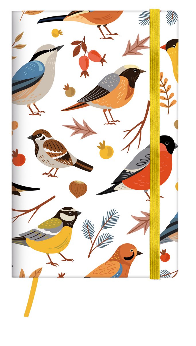 Castelli - Zakagenda A6 Lucca 2027 - staande zakagenda – Nederlandstalig – Weekoverzicht (1 week op 2 pagina’s) – 13 maanden – Made in Italy - Full colour omslag vogels met zachte coating