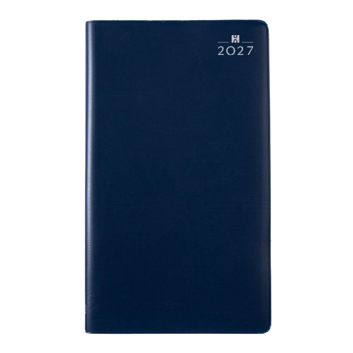 Castelli - Zakagenda H36 Latina 2027 - 2-weeksoverzicht - 8.9x15.3cm - Nederlandstalig - Made in Italy - flexibel omslag blauw