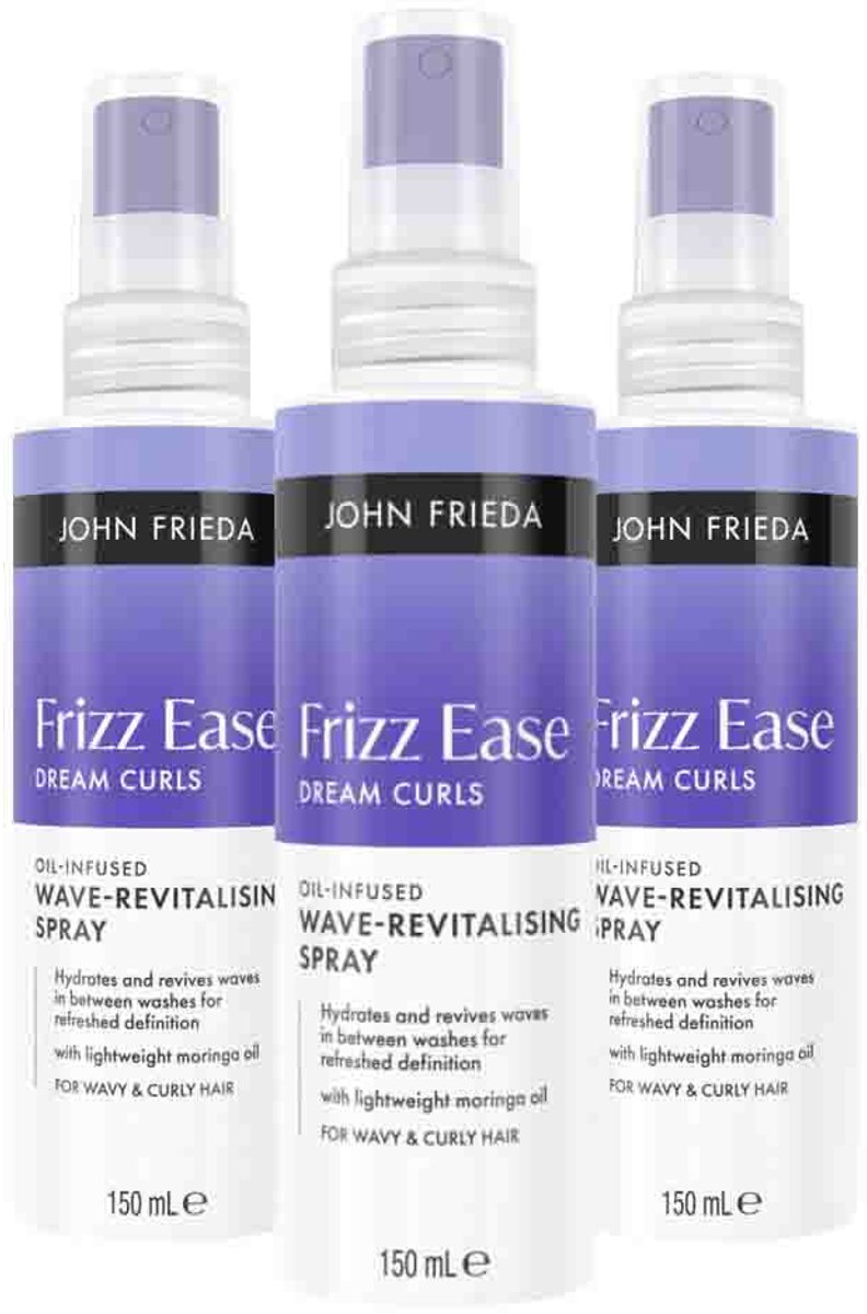 John Frieda Frizz Ease Dream Curls Haarspray - 3 x 150 ml - Voordeelverpakking