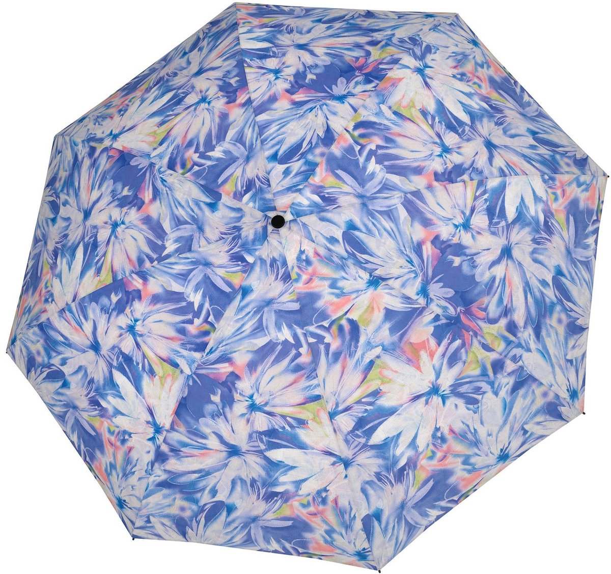 doppler paraplu Fiber Magic Flowery blauw