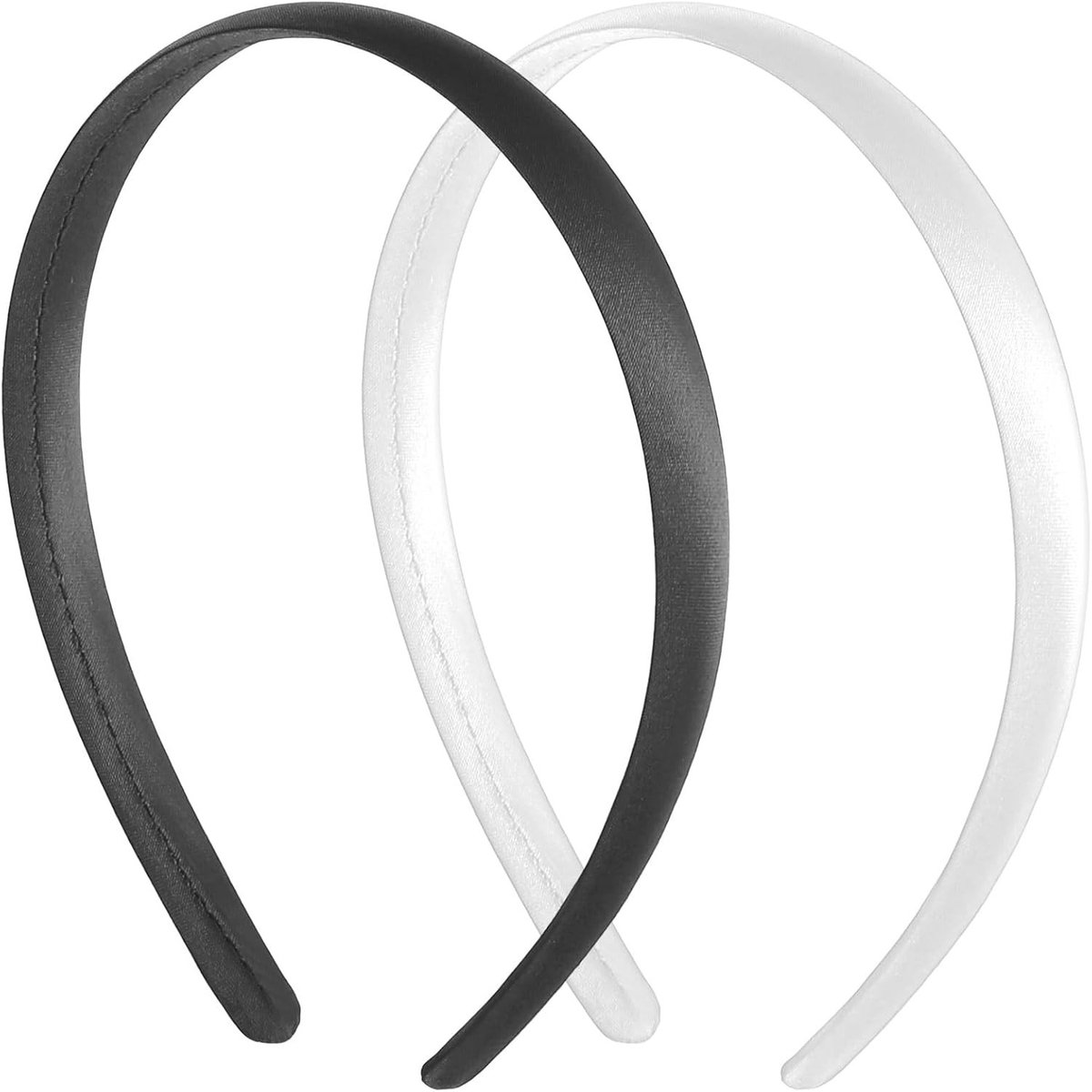 Stijlvolle Satijnen Haarbanden voor Vrouwen en Meisjes - Breed, Elastisch en Antislip - Perfect voor Cosplay en Feestelijke Kostuums