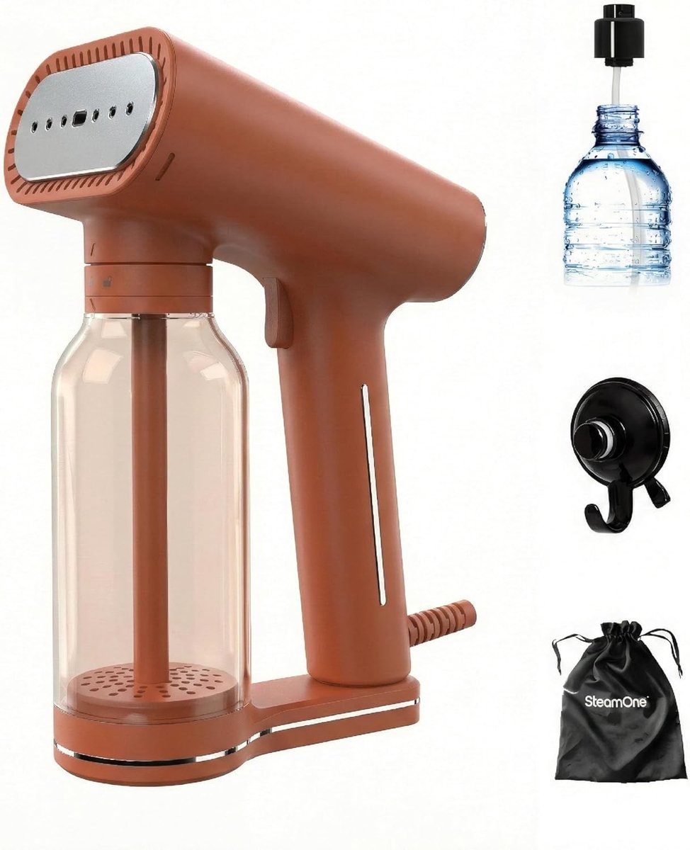 Draagbaar strijkijzer met stoom - 2000W - 400ml tank - Snelle opwarmtijd - Voor mobiel en thuisgebruik