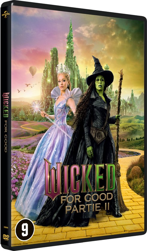 DVD-hoes van 'Wicked: For Good Part II' met Glinda en de Wicked Witch voor de Emerald City.