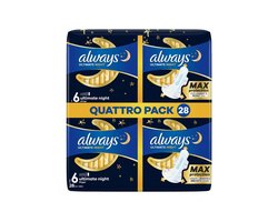 Always Maandverband Ultimate Night Wings - 28 stuks