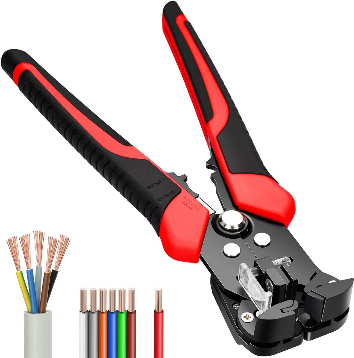 striptang, zelfverstelbare snijtang, stripper, knippen/krimpen, voor strippen en snijden, elektrische kabels