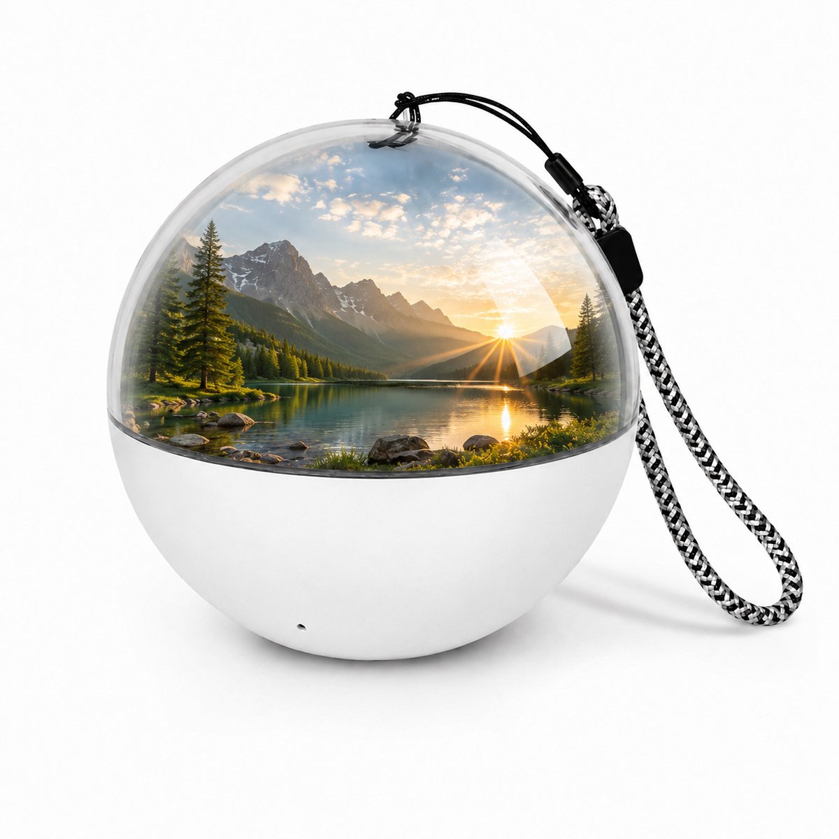 DrPhone VisionOrb – WiFi Videobol met 480x480 Display – Foto, Video en Audio – 100MB – USB-C – Wit