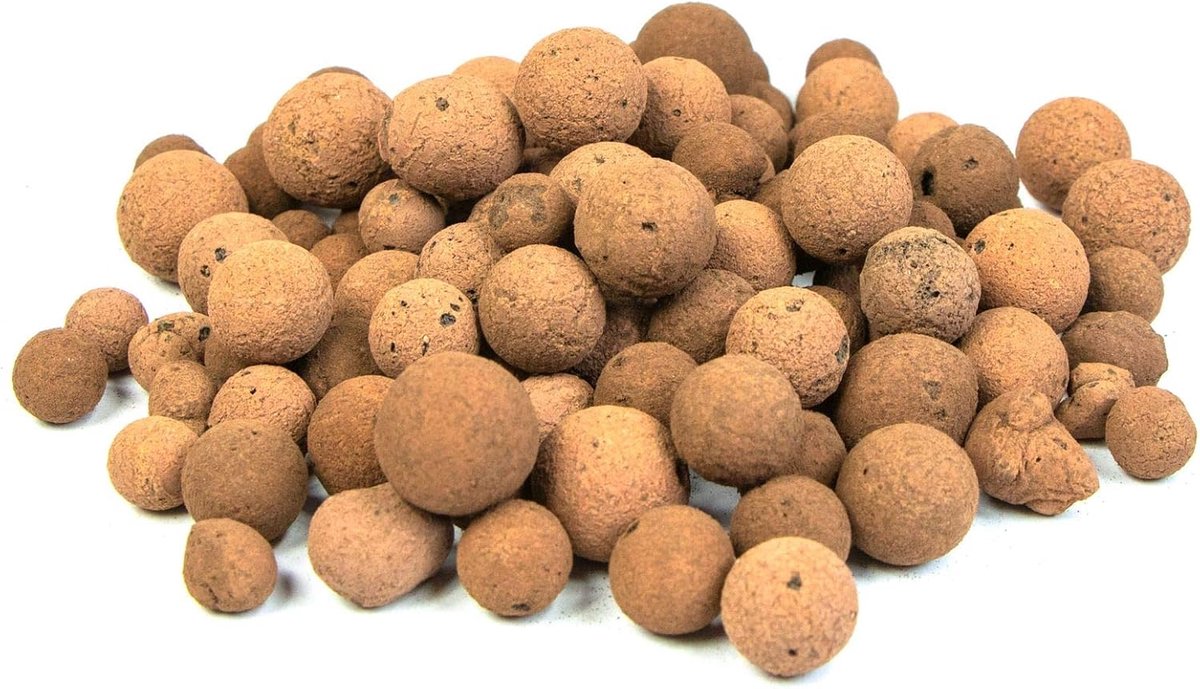 SnelShoppen - Blähton kleikorrels 25 liter - Grofkorrelige kleigranulaat voor drainage en hydroponics, 8/16 mm, ideaal voor planten, cactussen, en suc
