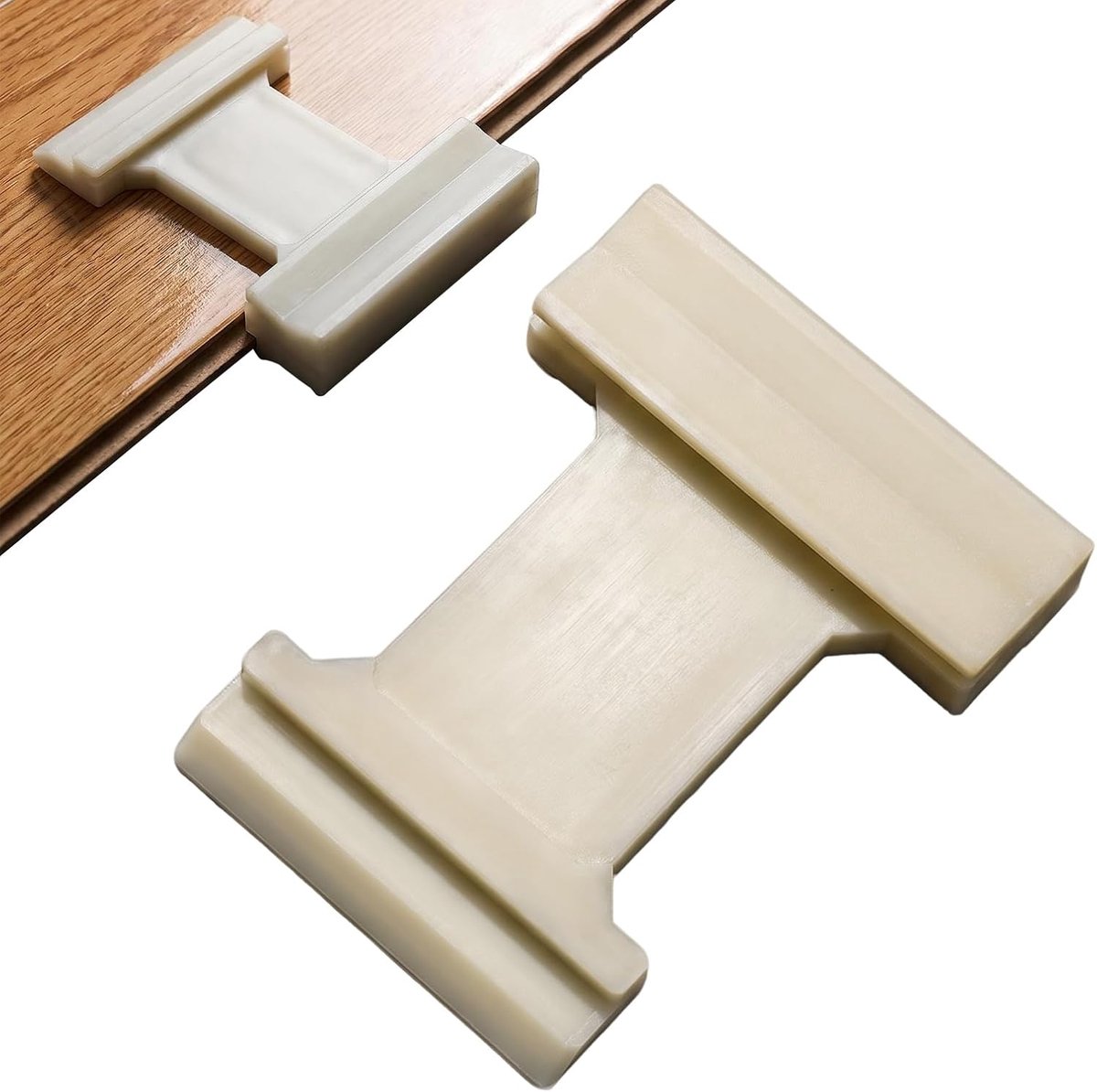 Gereedschap voor laminaatvloeren, verstelbaar nylon Floorgap Fixer Tool, 4-in-1 laminaatblok voor houtbewerking van kunststof en huishoudtextiel