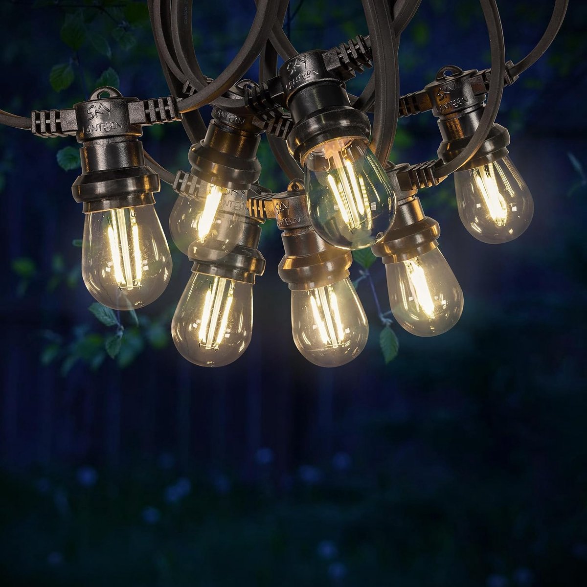 SnelShoppen - Garinguette filament slinger 20m - Decoratieve feestverlichting voor tuin, camping, kinderen, en evenementen - Gezellige sfeer met LED l