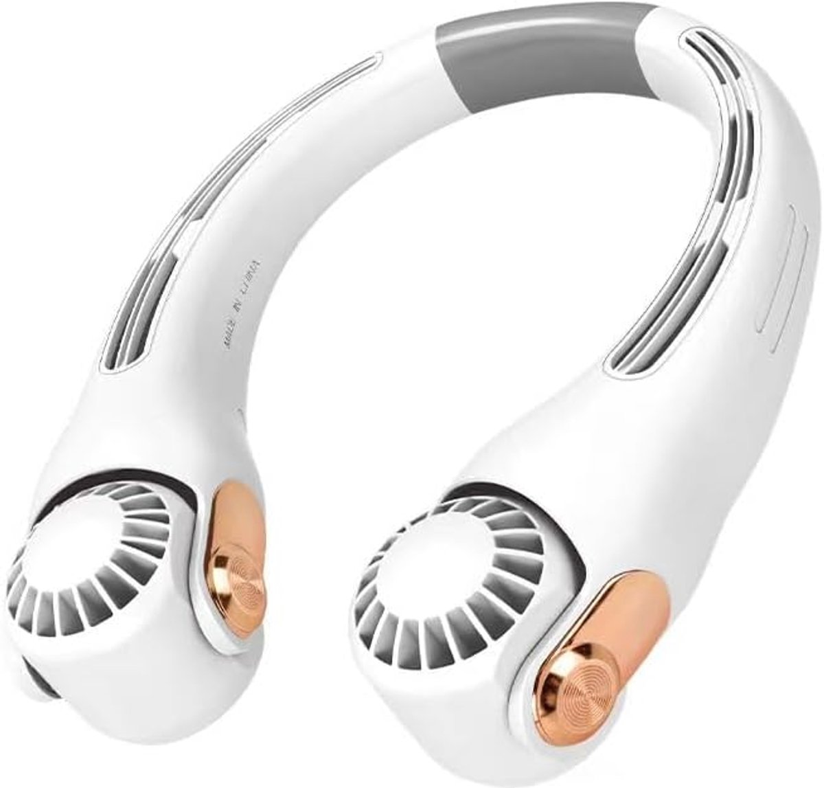 multifunctionele draagbare halsventilator, drie snelheidsventilator voor werk en leven, een lichtgewicht en draagbare nieuwe ventilator met verstelbare luchtingang en -uitgang.