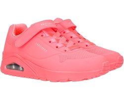 SKECHERS UNO NEON SHADES, 310502L-CRL, Unisex, Pink Skechers Comfortable Shoes, Unisex, 310502L-CRL, Pink, 36.5