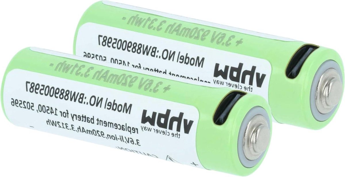 Batterij Vervanging - Reserve Batterij - Zaklamp Verlichting - Lithium-Ion Technologie - 2 stuks - Niet gespecificeerd