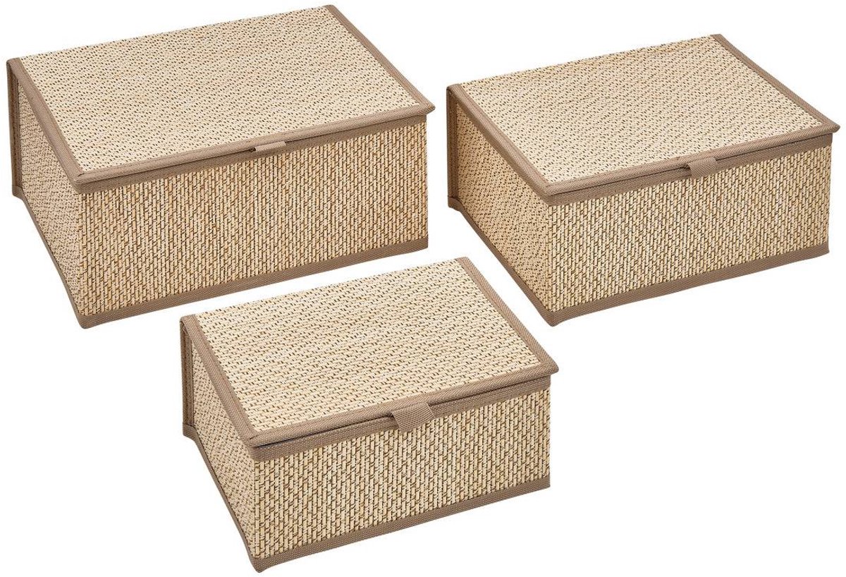 Set van 3 manden L25/30/33,5 cm STEMY