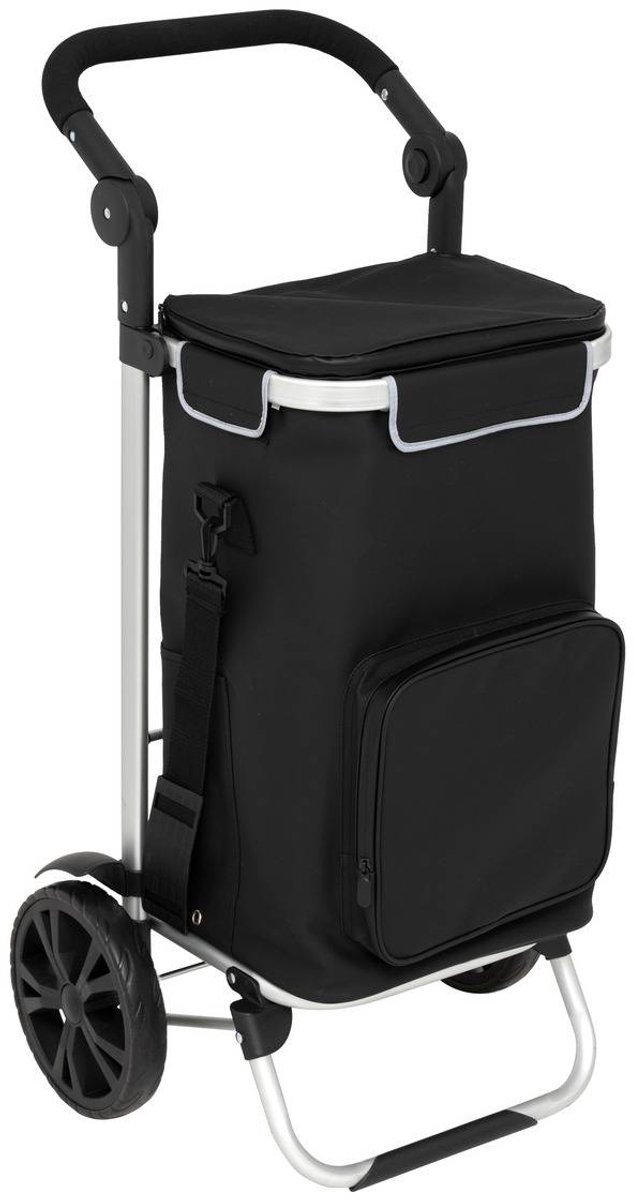 Boodschappenkar met 2 wielen, 40 l, met koeltas
