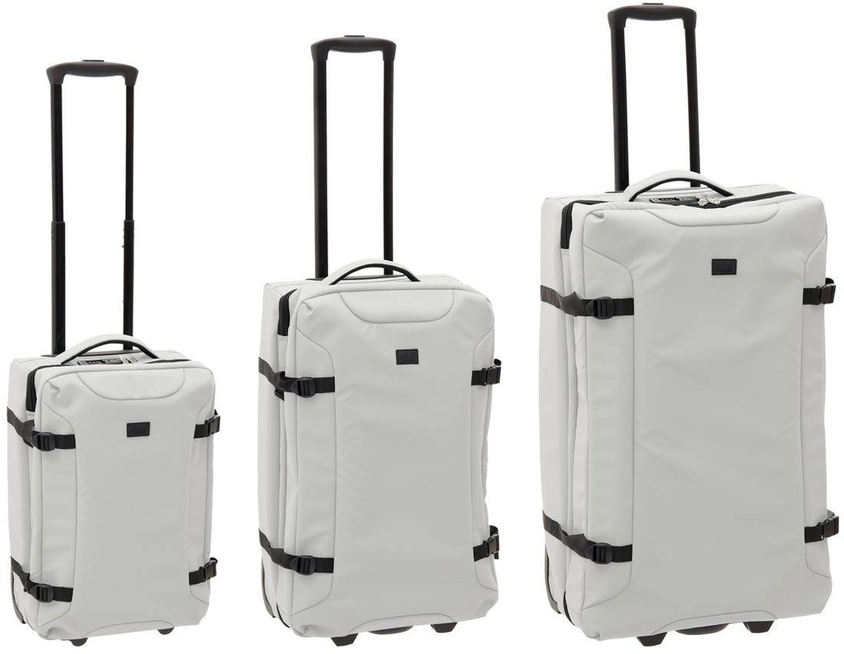 Set van 3 zachte reiskoffers