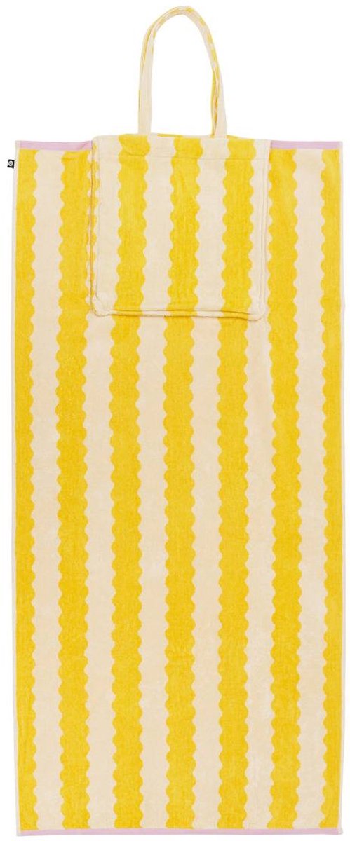 Handdoek met opbergtas POOLSIDE