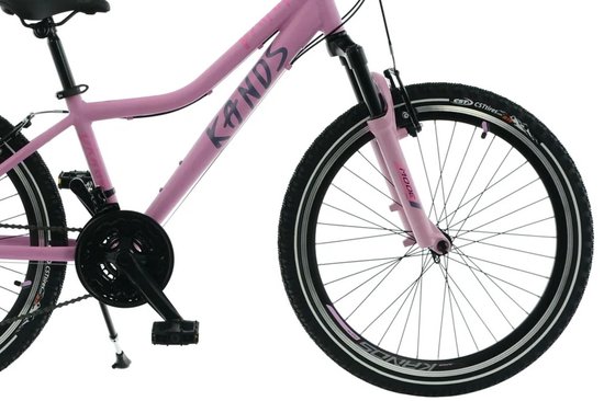 Kands Dragon - Kinderfiets - 24 inch - 21 versnellingen - Shimano - V-brake - 130-165 cm - Roze - Meisje — afbeelding 5