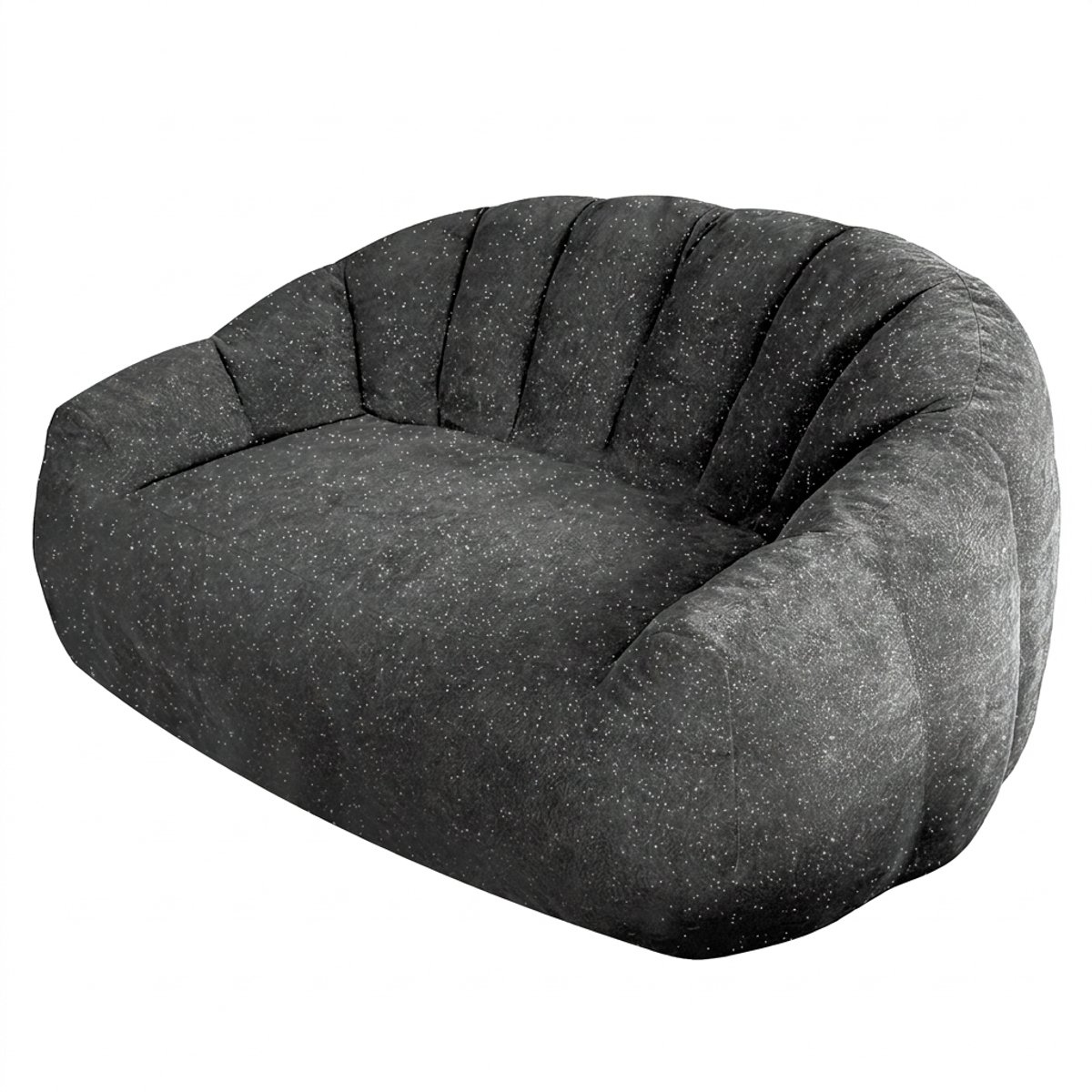 Zitzak - Luie Stoel - Zitzak Bank-Lounge Stoel – Berenklauw –Ergonomisch – Zacht - Armleuning - Woonkamer - 50x42x37 cm- 1 Stuk-Grijs