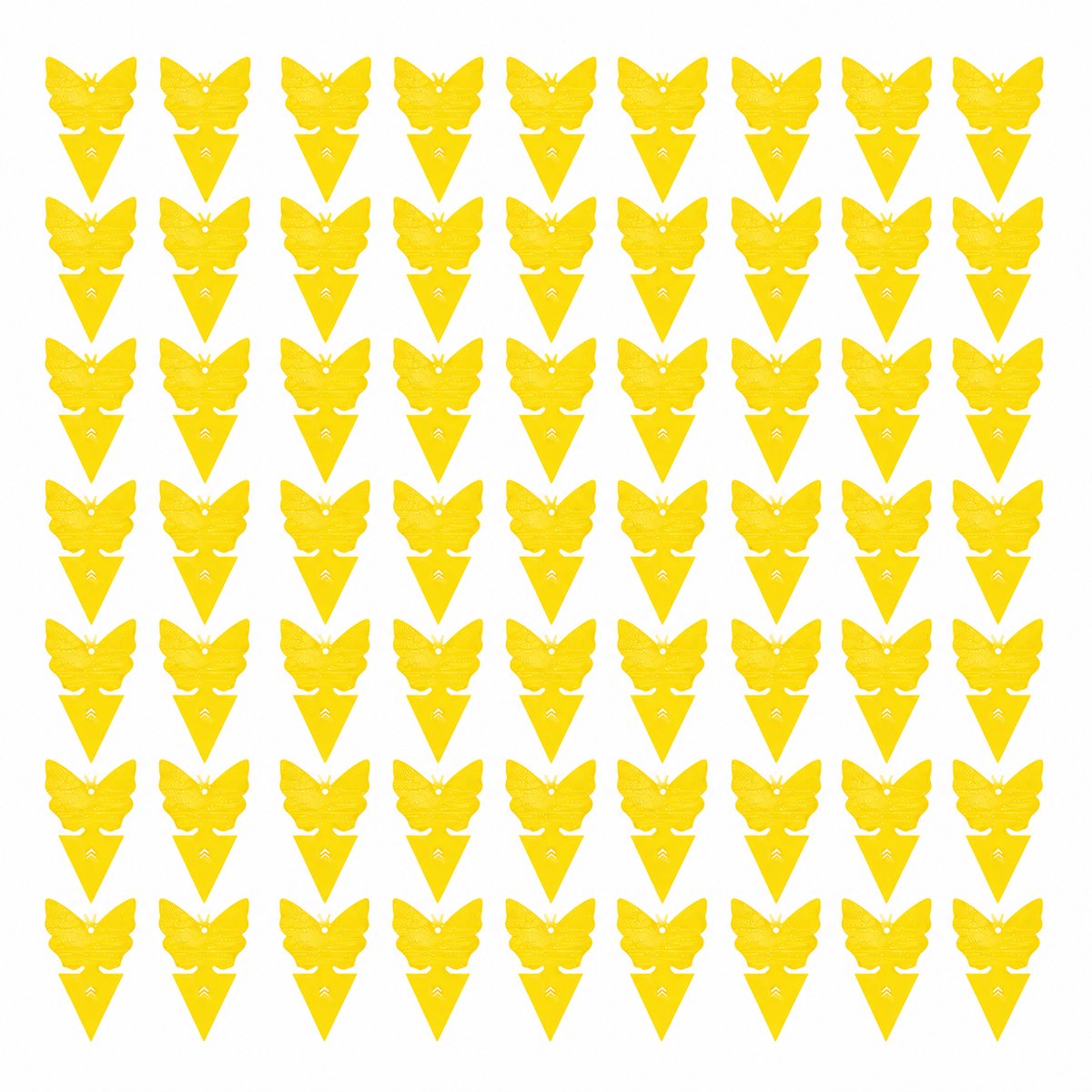 50x Vliegenvanger Plakstrips – Fruitvliegjes & Rouwvliegjes Bestrijden – Gele Plantenstickers – Insectenval voor Kamerplanten – Zelfklevend