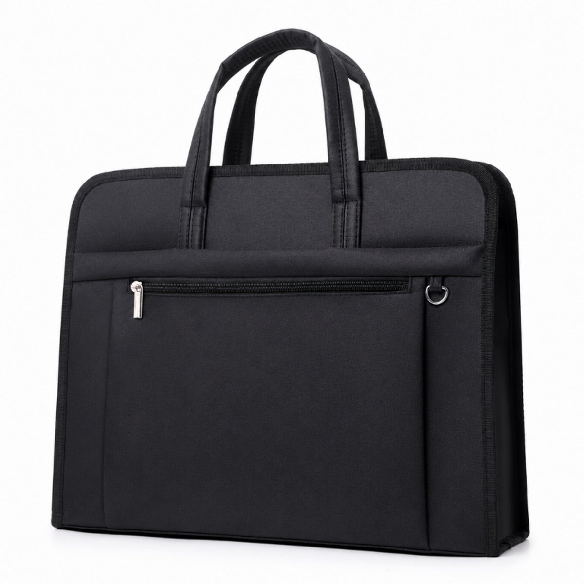 Bobypet - Luxe Aktetas en Documententas - Zakelijke Laptoptas met Handvat - Organizer Tas voor Documenten en Kantooraccessoires - Comfortabele Werktas voor Heren en Dames - zwart