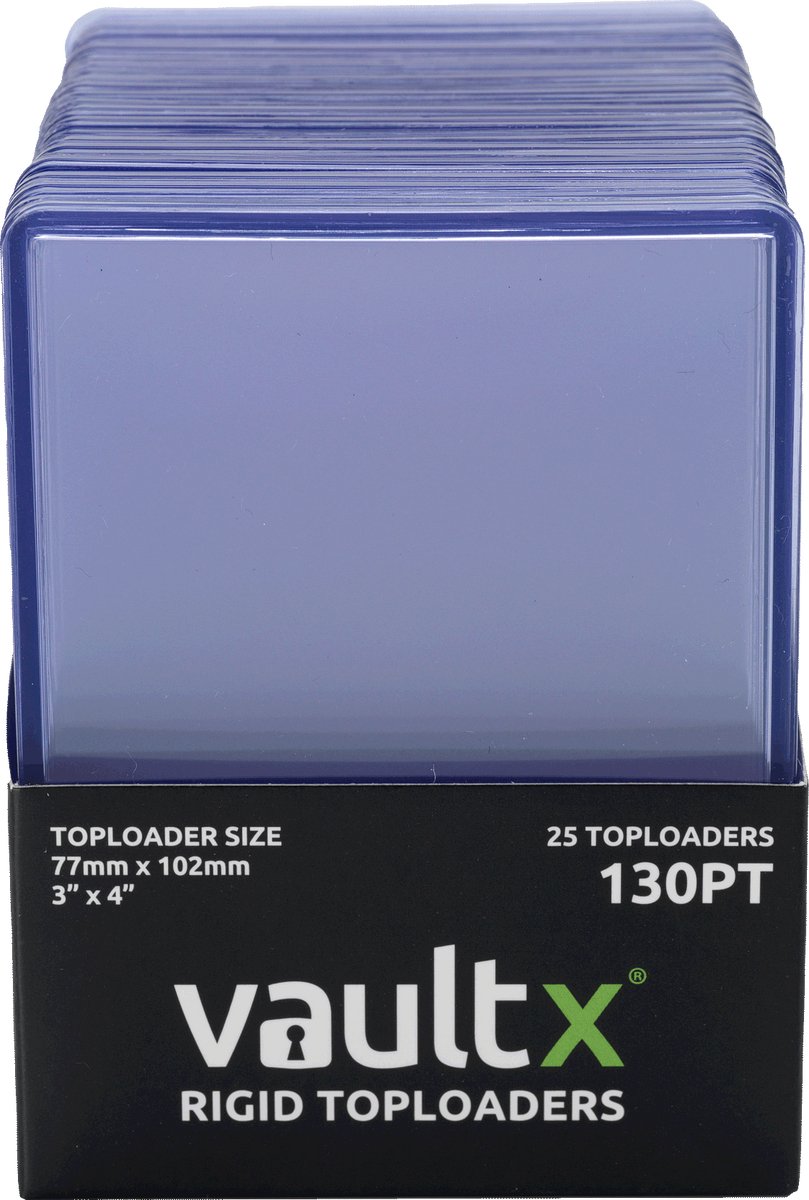 Vault X Toploaders 130pt voor Trading Cards - Kaartenhouders - 25 Stuks