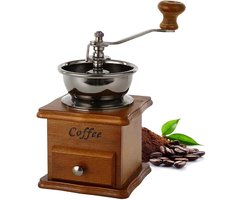 Koffiemolen Handmatig – Koffiemolen Vintage – Bonenmaler - Koffiebonen Maler - 9.5 x 9.5 x 19.5 cm