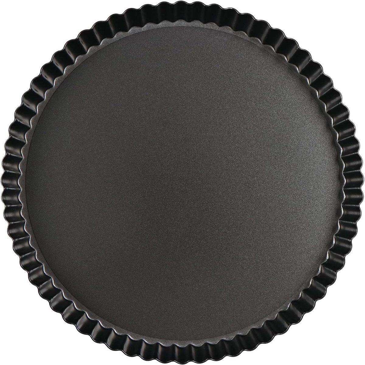 SnelShoppen - Hoge Kwaliteit Cakevorm 24 cm, Quichevorm met Lifting Basis, Quiche/Pie Pan, Taartpan, Carbon Staal, Ideaal voor Feest en Keuken