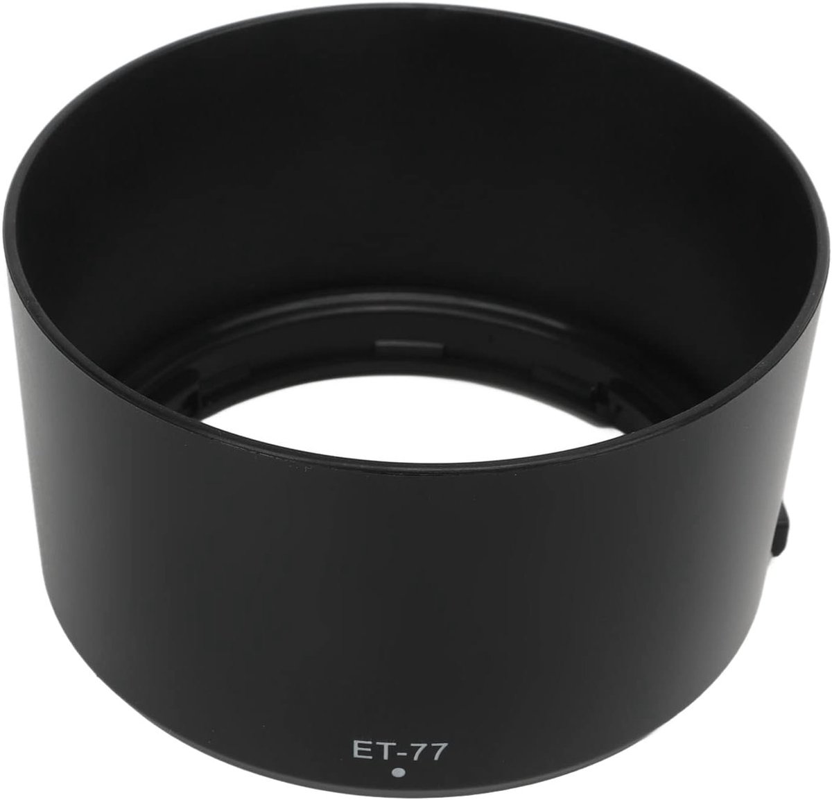 SnelShoppen - ET-77 Lenskap voor RF 85mm F2 Macro IS STM Lens, Omkeerbare Bayonet Lenskap Vervangingslenskap, Zwart, Voorkom Glare en Ghosting