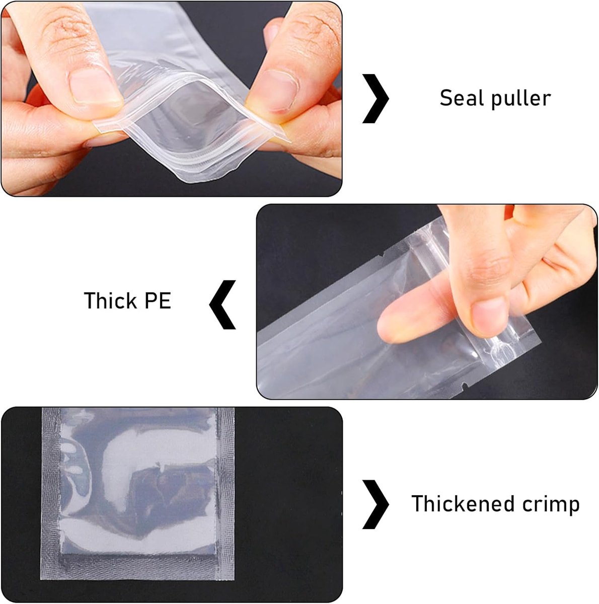 Pack of 100 Ice Bags, Ice Moulds, Ice Bags with Funnel, Ideal for Yogurt, Juice and Cubes (100 Pieces) - ShopVlot