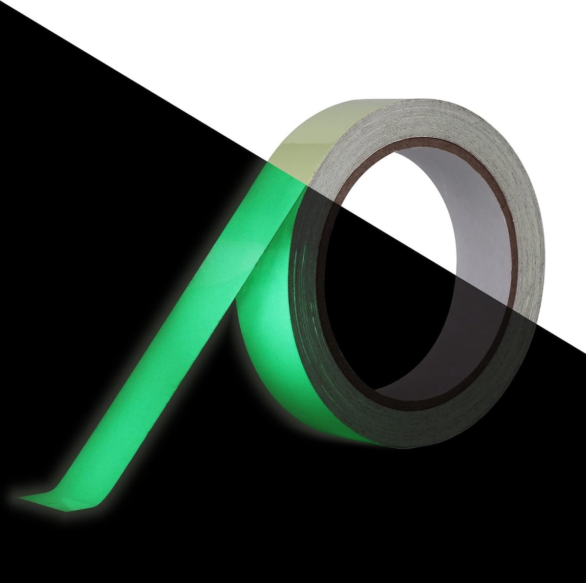 Fluorescentie tape 25mm x 10m - Luminous tape - Groene kleur - Ideaal voor sportuitrusting - ShopVlot