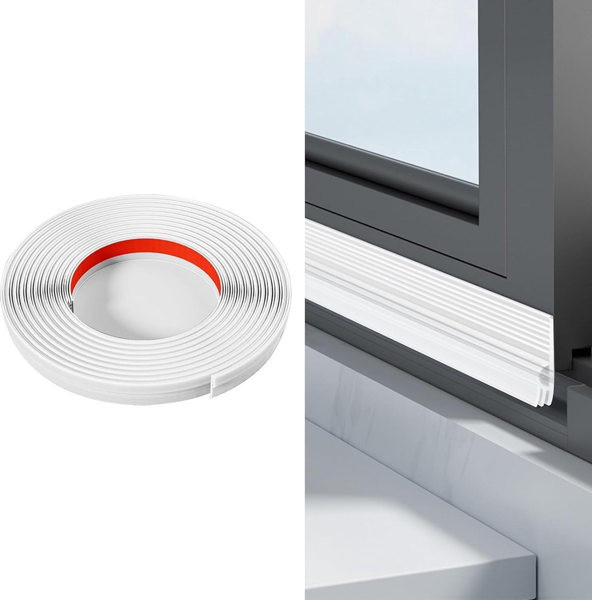Insulating Door Bottom 100 cm, Front Door Seal, Insulation Entrance Carrier Insulation, Sound Insulation, Noise - ShopVlot