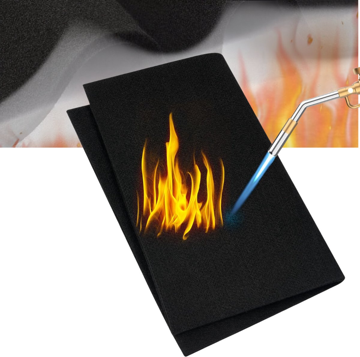 Zavio® Vuurvaste Mat - Hittebestendige Haardmat - Open Haard