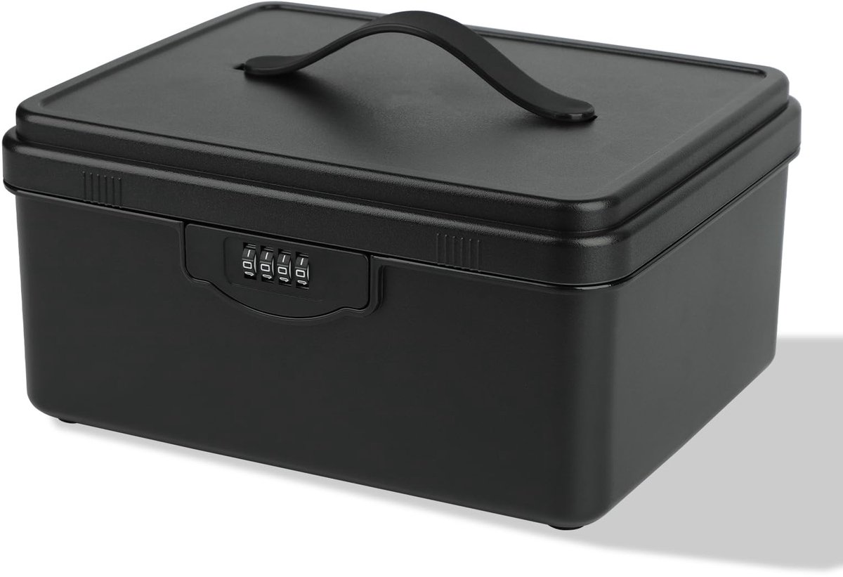 Omgoods - Vergrendelbare Opbergdoos met Combinatieslot, 9 Liter